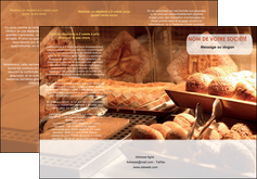maquette en ligne a personnaliser depliant 3 volets  6 pages  patisserie pain brioches boulangerie MIDLU33177