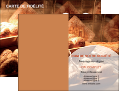 cree carte de visite boulangerie pain brioches boulangerie MLIG33285