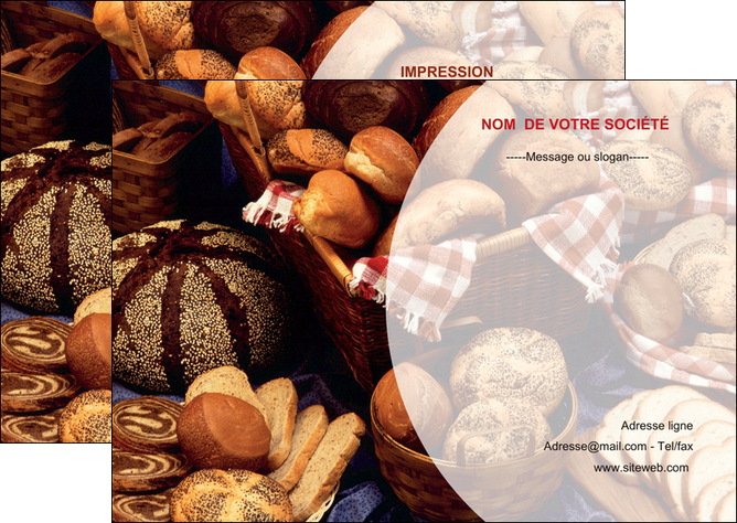 realiser flyers boulangerie pain brioches boulangerie MLIG33485