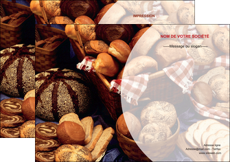 impression flyers boulangerie pain brioches boulangerie MLIG33491