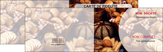 exemple carte de visite boulangerie pain brioches boulangerie MLIG33503