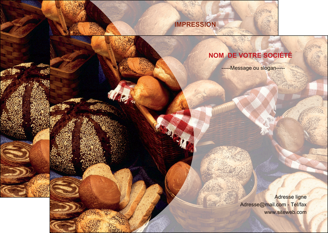 exemple flyers boulangerie pain boulangerie patisserie MLIG33525