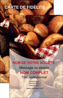 exemple carte de visite boulangerie pain boulangerie patisserie MLIG33541