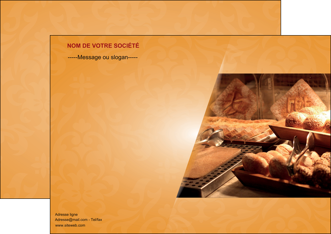 personnaliser maquette affiche boulangerie boulangerie pains viennoiserie MLIG33633