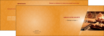 realiser depliant 2 volets  4 pages  boulangerie boulangerie pains viennoiserie MLIG33647