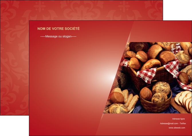 creation graphique en ligne affiche boulangerie pain boulangerie patisserie MID33711