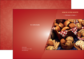 imprimer pochette a rabat boulangerie pain boulangerie patisserie MID33725