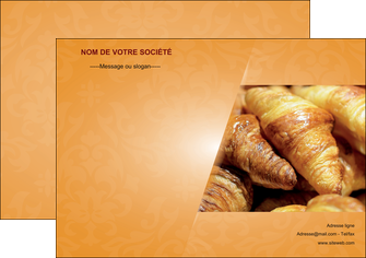 realiser affiche boulangerie croissants boulangerie patisserie MID33745