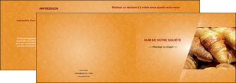 maquette en ligne a personnaliser depliant 2 volets  4 pages  boulangerie croissants boulangerie patisserie MID33753
