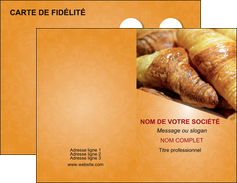 cree carte de visite boulangerie croissants boulangerie patisserie MID33761