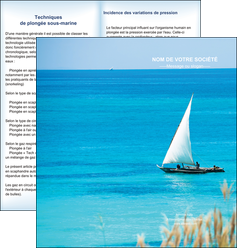 realiser depliant 2 volets  4 pages  paysage faire part de mariage carte de mariage invitation mariage MLIG33765