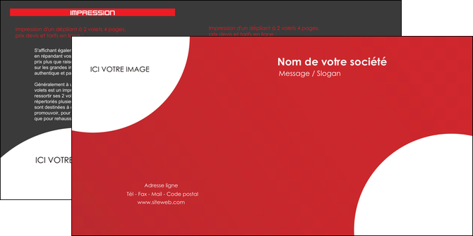 modele en ligne depliant 2 volets  4 pages  texture contexture structure MLIP33943