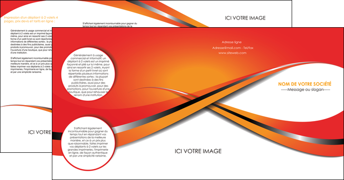 faire modele a imprimer depliant 4 volets  8 pages  texture contexture structure MFLUOO33961