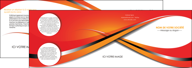 creer modele en ligne depliant 4 volets  8 pages  texture contexture structure MIDBE33967