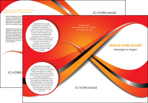 creation graphique en ligne depliant 3 volets  6 pages  texture contexture structure MIDBE33977