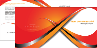 personnaliser maquette depliant 2 volets  4 pages  texture contexture structure MLIGCH33983