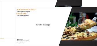 personnaliser maquette carte de correspondance pizzeria et restaurant italien pizza pizzeria restaurant italien MLGI34015