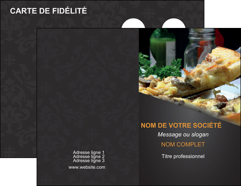 creer modele en ligne carte de visite pizzeria et restaurant italien pizza pizzeria restaurant italien MFLUOO34029