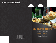 creer modele en ligne carte de visite pizzeria et restaurant italien pizza pizzeria restaurant italien MLGI34029