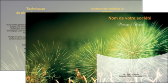modele en ligne depliant 2 volets  4 pages  artificier feu dartifice artifice MLIG34111
