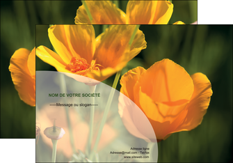 personnaliser modele de affiche agriculture fleurs bouquetier horticulteur MFLUOO34117