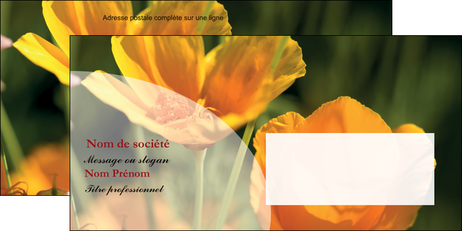 imprimer enveloppe agriculture fleurs bouquetier horticulteur MFLUOO34143