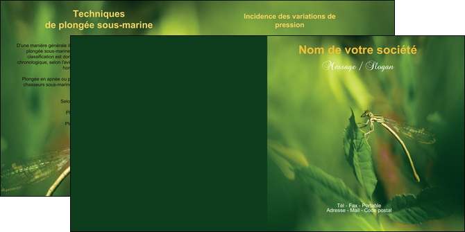 creer modele en ligne depliant 2 volets  4 pages  restaurant menu restaurant liste de menu set de table MIDLU34235
