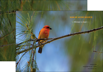 exemple affiche paysage nature parc naturel animaux parc naturel des oiseaux MLGI34261