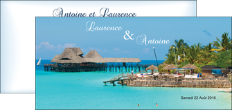 creation graphique en ligne flyers paysage faire part de mariage carte de mariage invitation mariage MIDBE34345