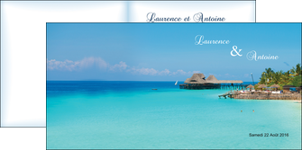 impression depliant 2 volets  4 pages  paysage faire part de mariage carte de mariage invitation mariage MIDBE34347