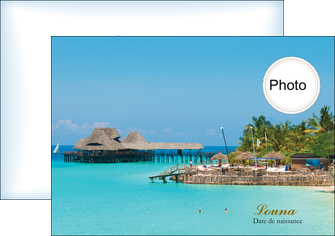 personnaliser maquette flyers paysage faire part de naissance carte pour naissance plages MIDBE34353