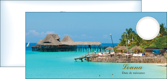 modele flyers paysage faire part de naissance carte pour naissance plages MIDBE34355