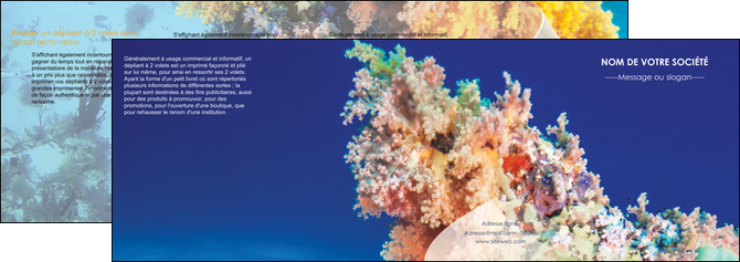 creer modele en ligne depliant 4 volets  8 pages  plongee  plongee plongee sous marine centre de plongee MIDBE34371