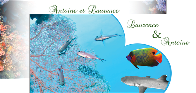 faire flyers chasse et peche plongeur corail poissons MIDBE34441