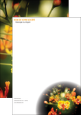 faire tete de lettre fleuriste et jardinage fleur luxe noire MLGI34783