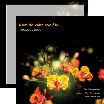 faire flyers fleuriste et jardinage fleur luxe noire MLGI34815