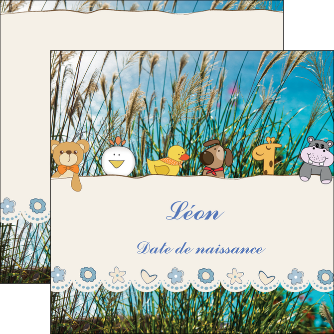 faire modele a imprimer flyers faire part de naissance carte de naissance carton invitation naissance MIDBE34821