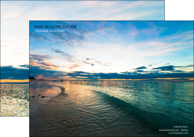 imprimerie affiche sejours mer nature ciel MIDBE34839
