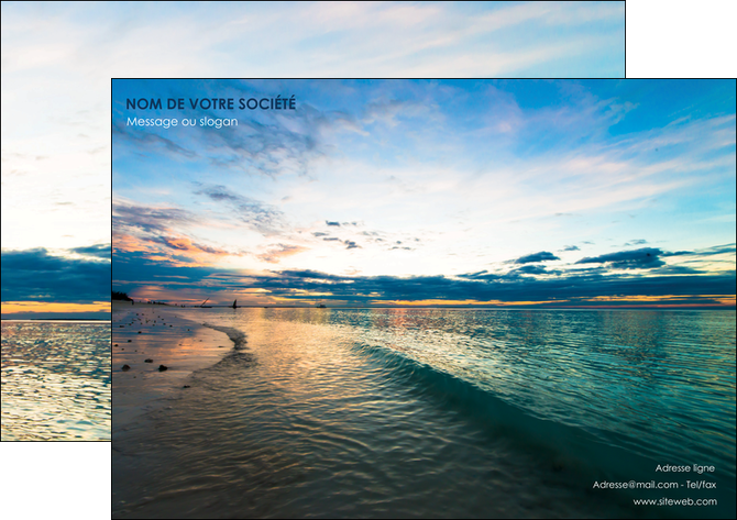 imprimer affiche sejours mer nature ciel MIDBE34845