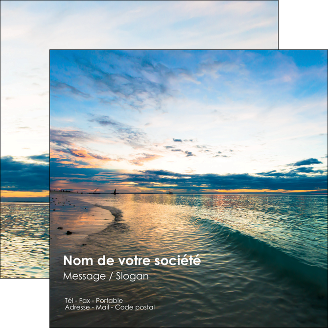 realiser flyers sejours mer nature ciel MIDBE34865