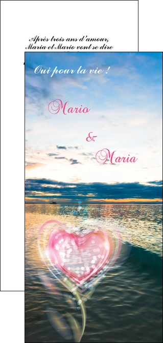 personnaliser maquette flyers faire part de mariage invitation mariage noces MLIG34875