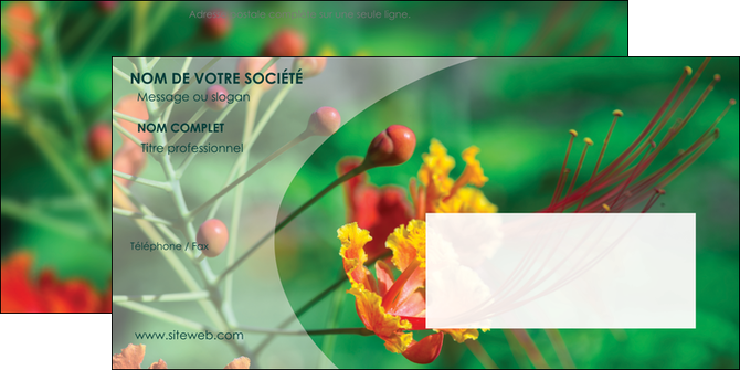 modele enveloppe fleuriste et jardinage nature colore couleurs MLGI34929