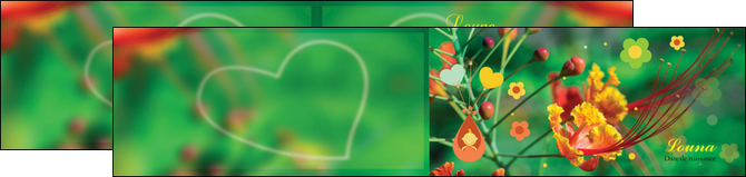imprimer depliant 2 volets  4 pages  fleur naissance nature MIDBE34949
