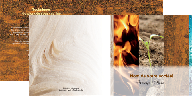 faire depliant 2 volets  4 pages  restaurant menu restaurant plats MIDLU35017