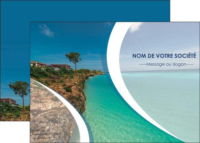 faire modele a imprimer affiche sejours mer plage bord de mer MID35047