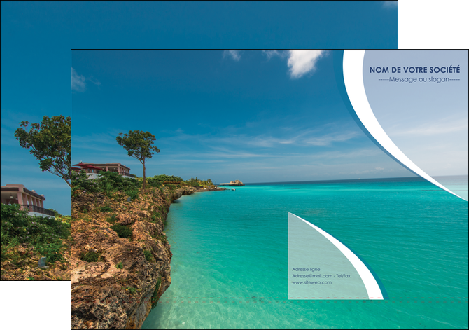 imprimerie pochette a rabat sejours mer plage bord de mer MID35057