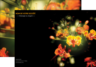 creation graphique en ligne affiche fleuriste et jardinage fleurs printemps jardin MLIG35143