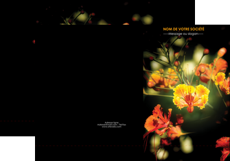faire modele a imprimer pochette a rabat fleuriste et jardinage fleurs printemps jardin MLIG35167
