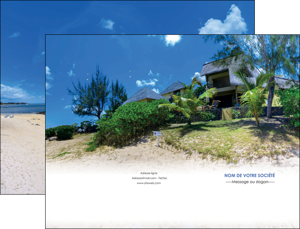 impression pochette a rabat sejours agence immobilier ile maurice villa MIDLU35209
