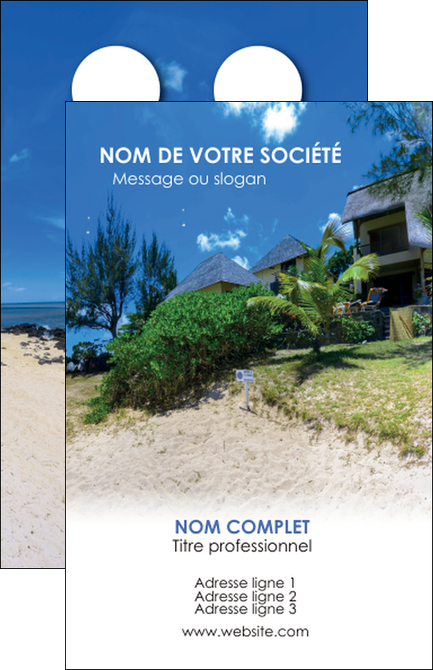 realiser carte de visite sejours agence immobilier ile maurice villa MIDLU35211